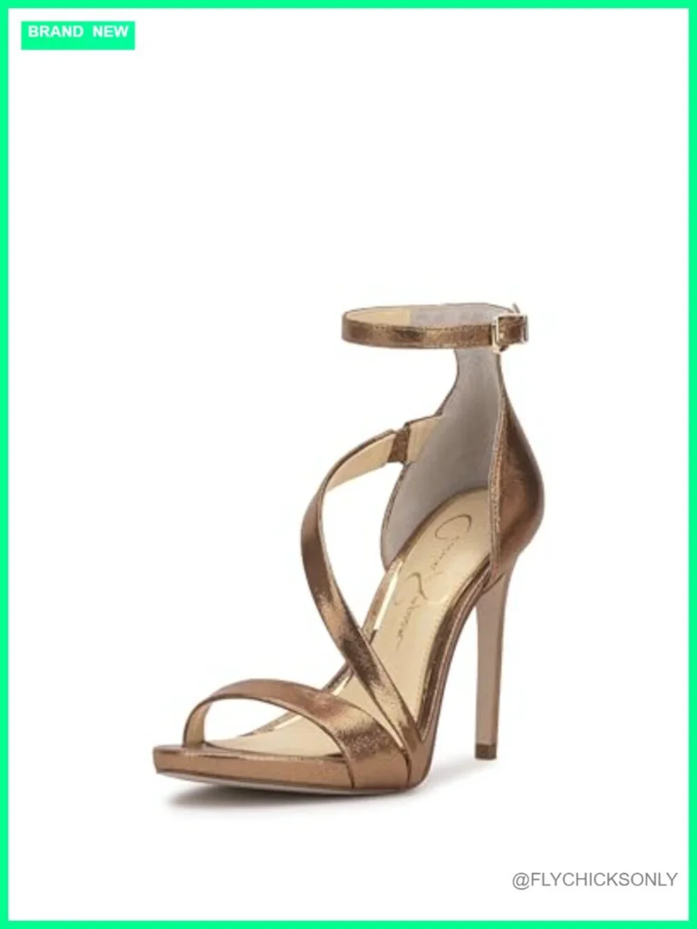 Stiletto Heeled Sandals Ankle Strap Evening Party